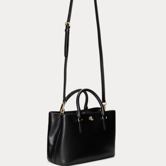 SALE! ✅ Lauren Ralph Lauren LRL Small MARCH Leather Satchel⭐ NWT +Dust Bag - Picture 4 of 17